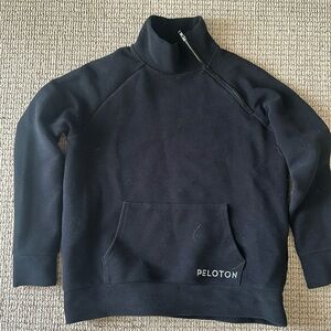 Peloton asymmetrical quarter zip sweater